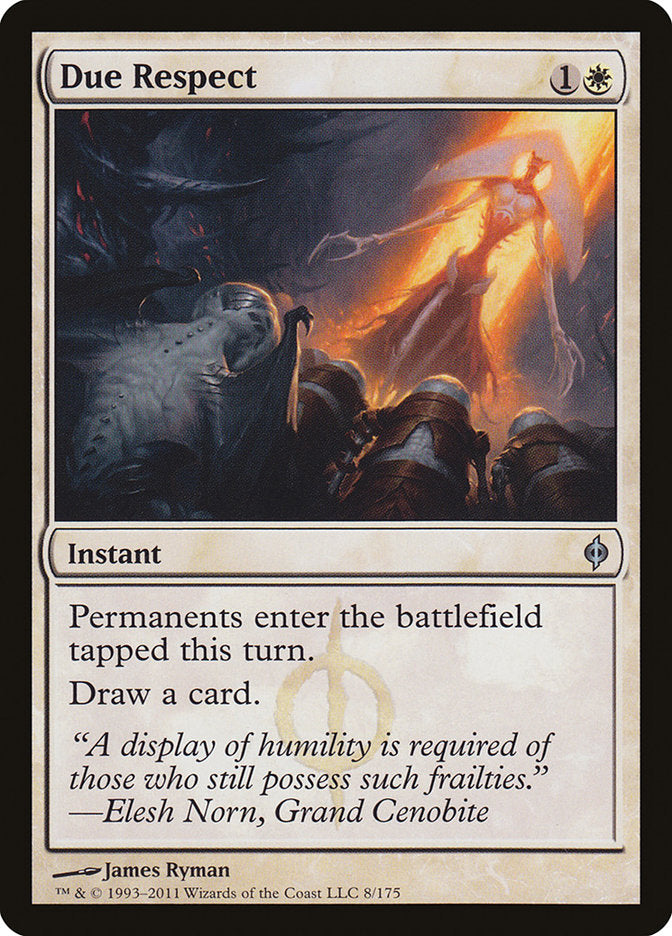Due Respect [New Phyrexia] Foil