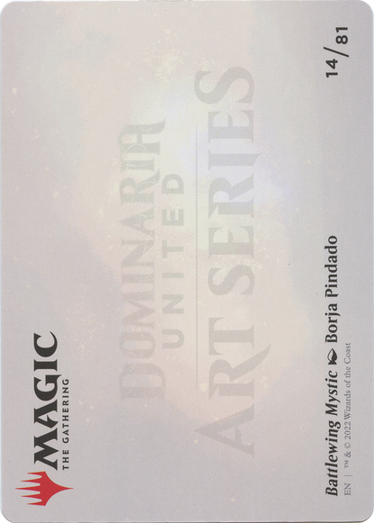 Battlewing Mystic // Battlewing Mystic  [Dominaria United Art Series] (Borderless) Foil