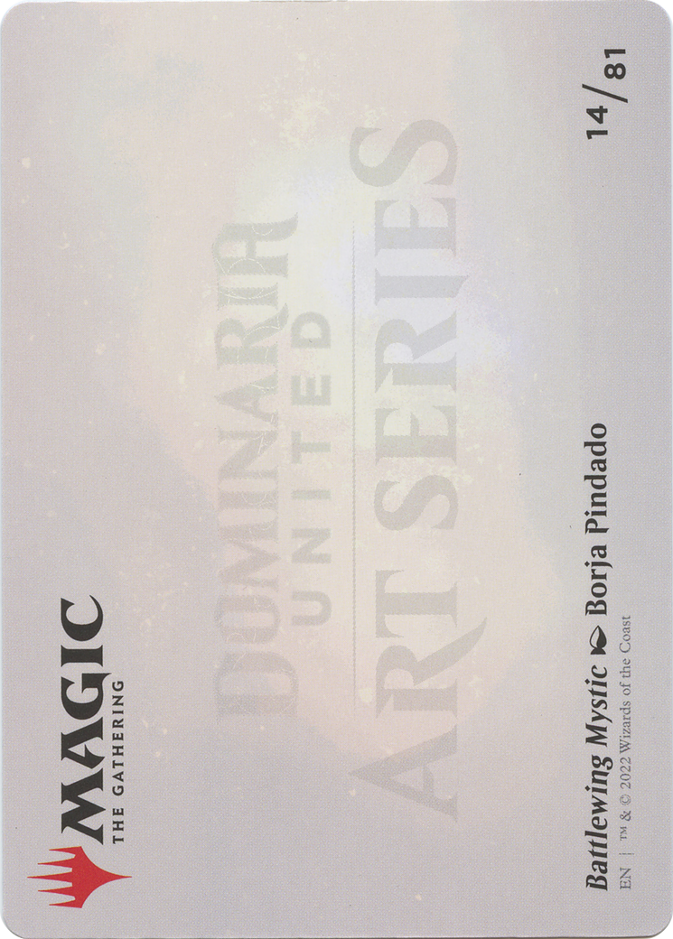 Battlewing Mystic // Battlewing Mystic  [Dominaria United Art Series] (Borderless)