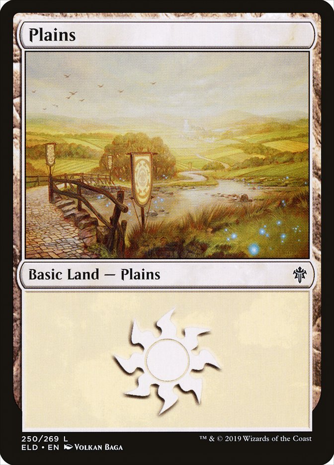 Plains (250) [Throne of Eldraine] Foil