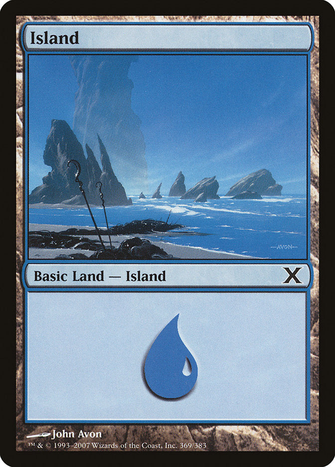 Island (369) [Tenth Edition] Foil