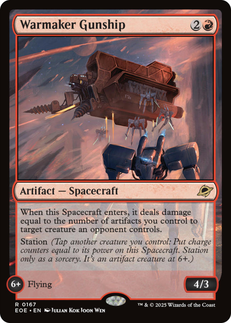 Warmaker Gunship [Edge of Eternities] Foil