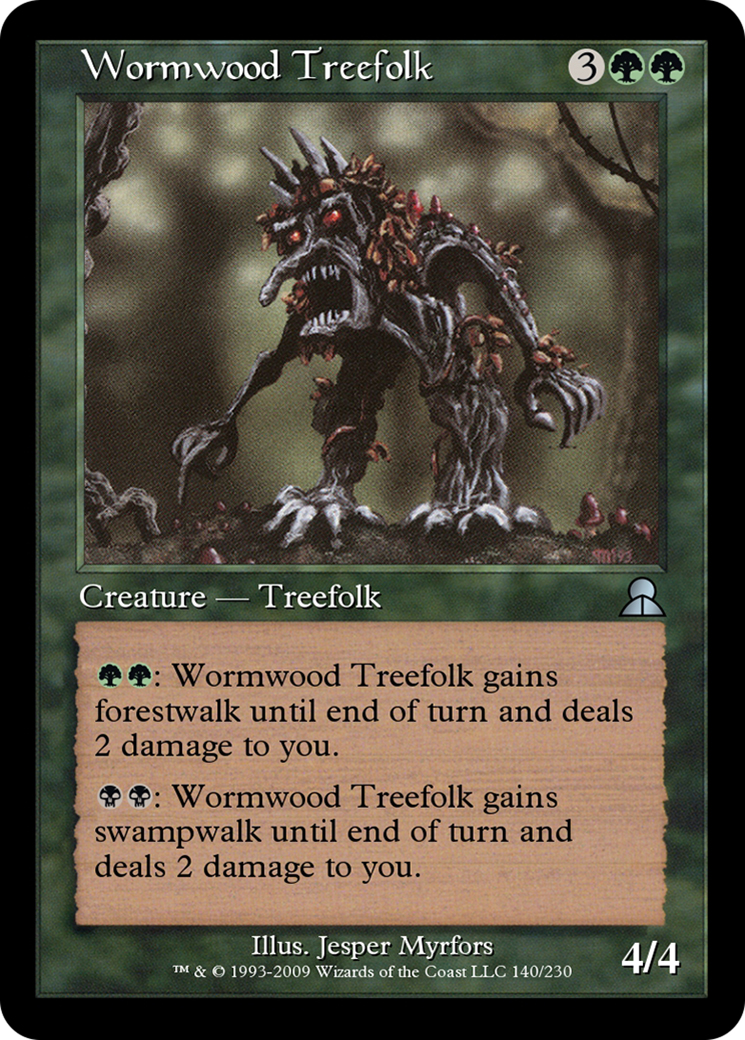 Wormwood Treefolk  [Masters Edition III] Foil
