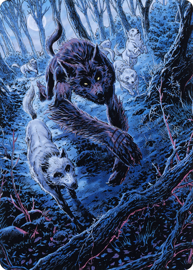 Untamed Pup // Untamed Pup  [Midnight Hunt Art Series] (Borderless) Foil