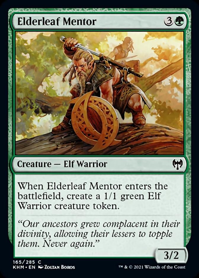 Elderleaf Mentor [Kaldheim] Foil