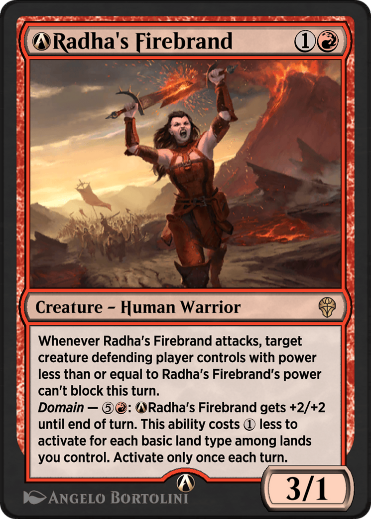 A-Radha's Firebrand  [Dominaria United]