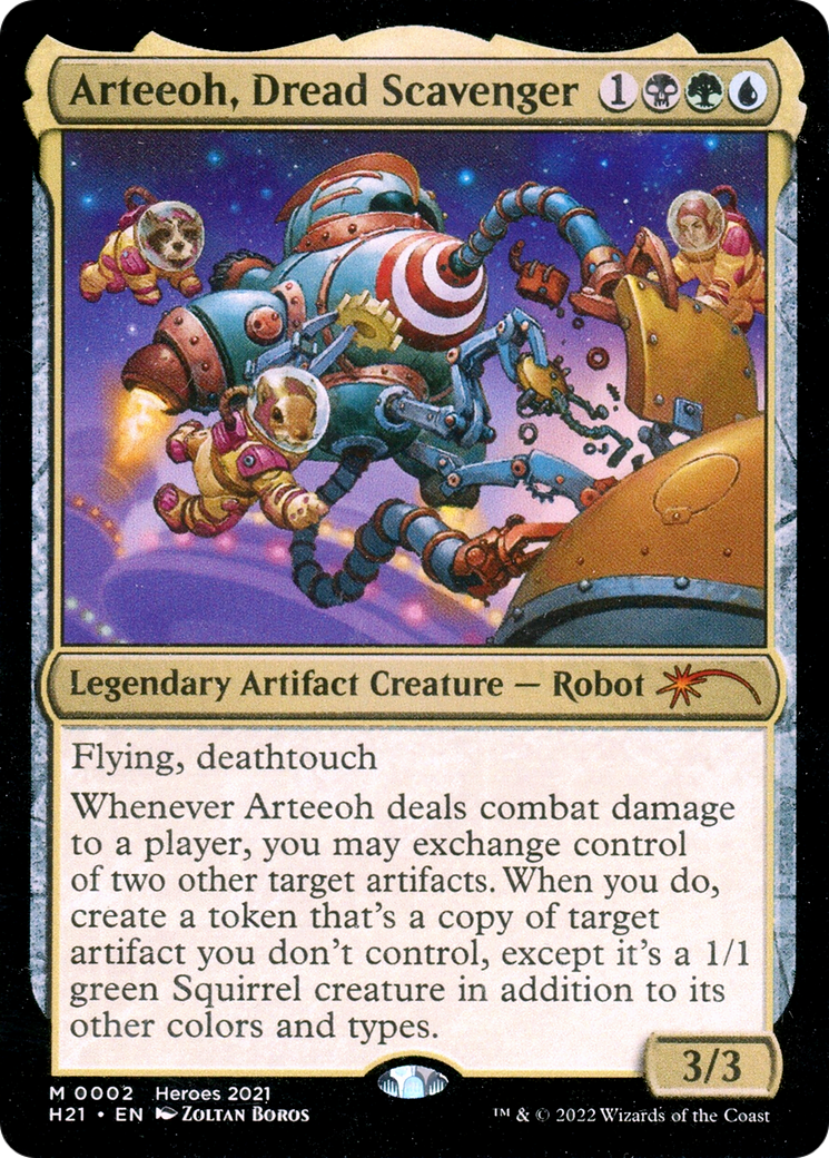 Arteeoh, Dread Scavenger  [2021 Heroes of the Realm]