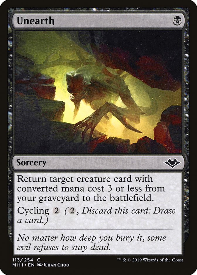 Unearth [Modern Horizons] Foil