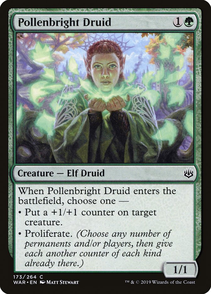 Pollenbright Druid [War of the Spark] Foil