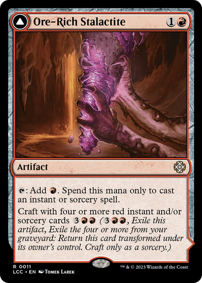 Ore-Rich Stalactite (Extended Art) [The Lost Caverns of Ixalan Commander] Foil