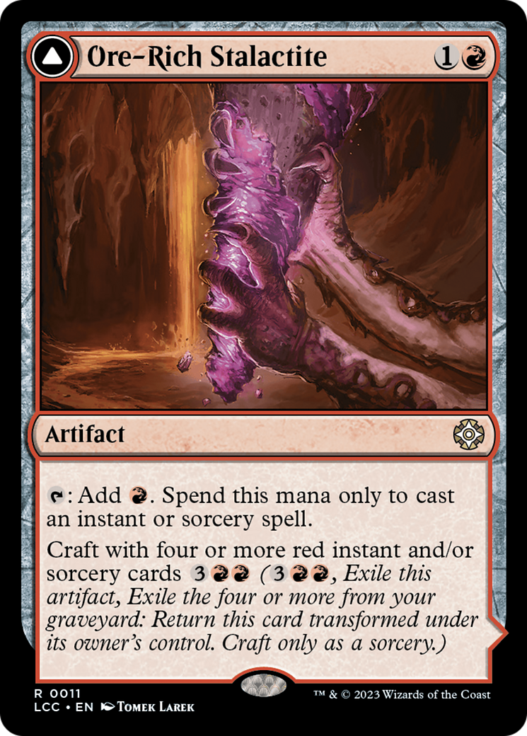 Ore-Rich Stalactite [The Lost Caverns of Ixalan Commander] Foil
