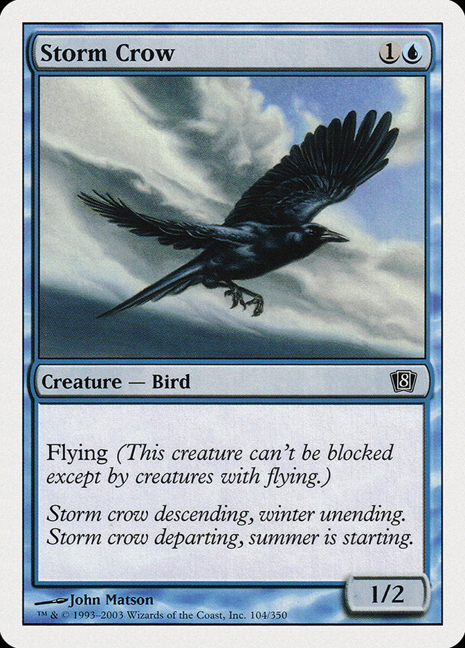 Storm Crow [Eighth Edition] Foil