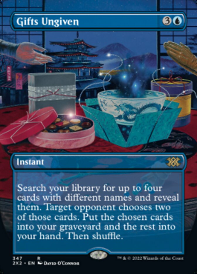 Gifts Ungiven (Borderless Alternate Art) [Double Masters 2022] Foil