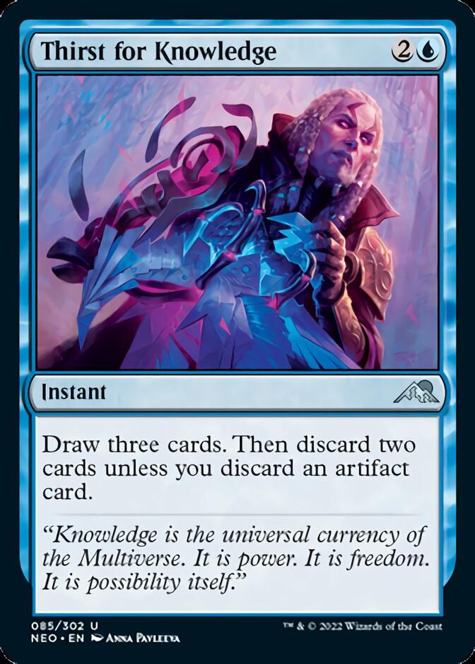 Thirst for Knowledge [Kamigawa: Neon Dynasty] Foil