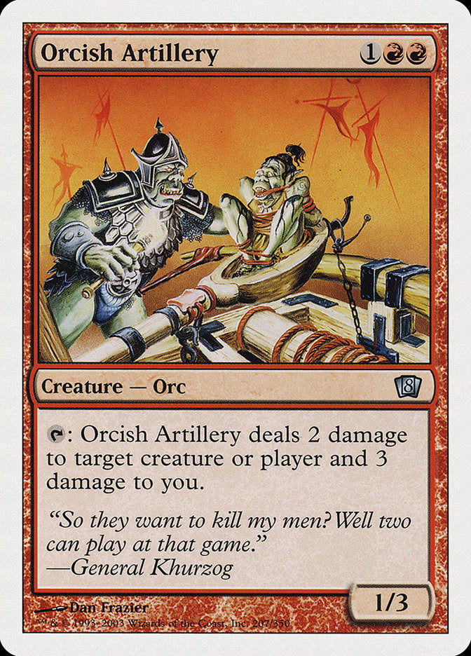 Orcish Artillery [Eighth Edition] Foil
