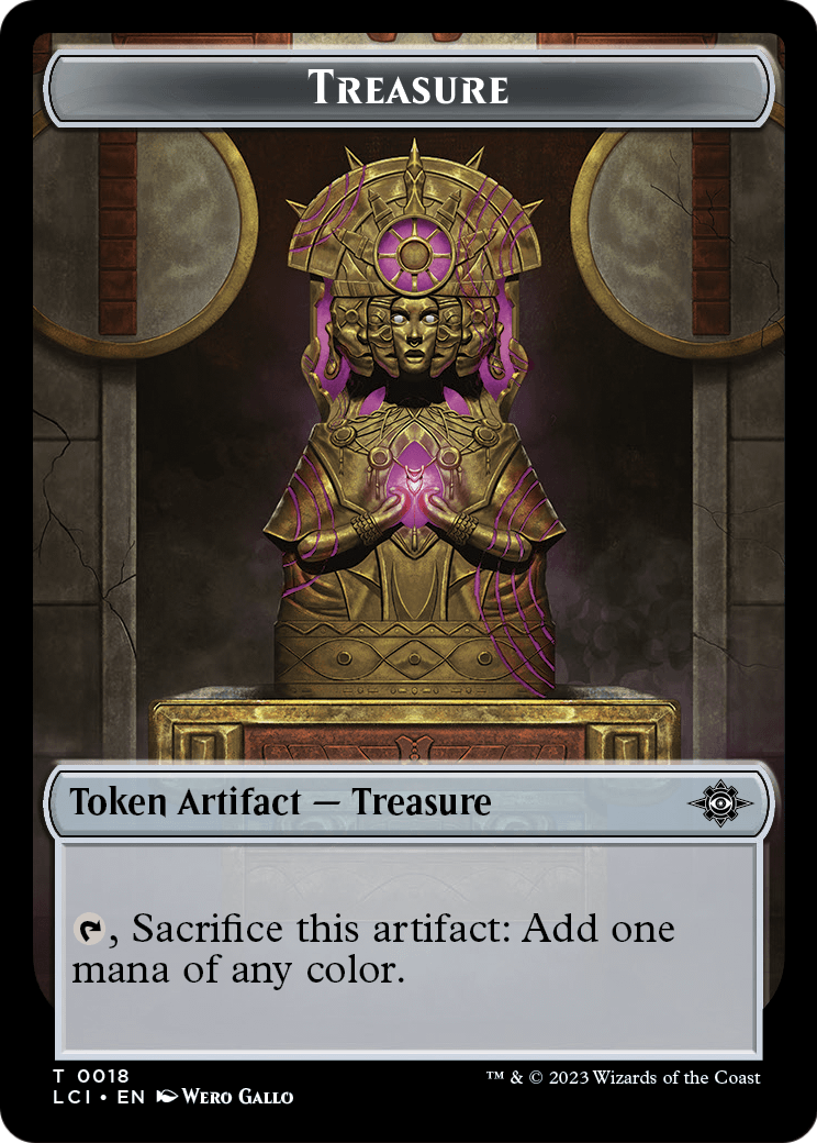 Treasure  [The Lost Caverns of Ixalan Tokens] Foil
