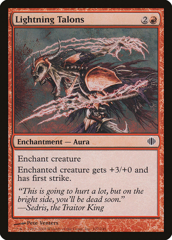 Lightning Talons [Shards of Alara] Foil
