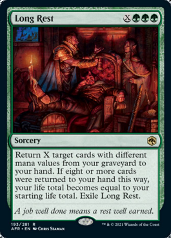 Long Rest [Dungeons & Dragons: Adventures in the Forgotten Realms] Foil