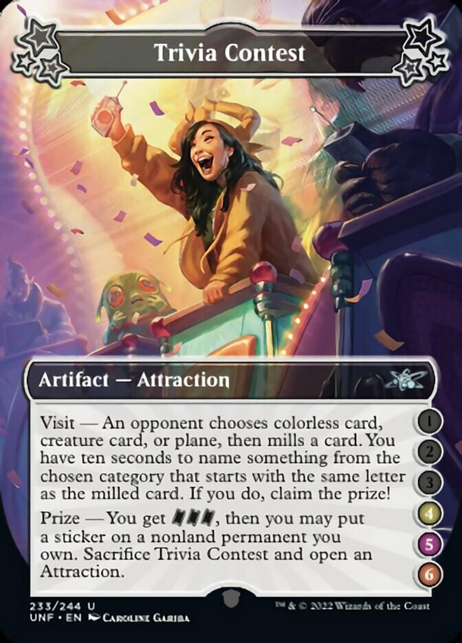 Trivia Contest (4-5-6) [Unfinity] Foil