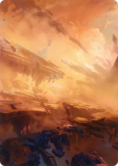 Plains // Plains  [Zendikar Rising Art Series] (Borderless)
