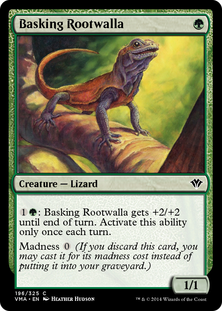 Basking Rootwalla  [Vintage Masters] Foil