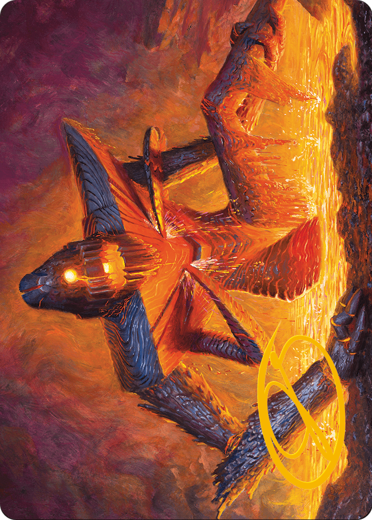 Molten Gatekeeper // Molten Gatekeeper  [Modern Horizons 3 Art Series] (Borderless)