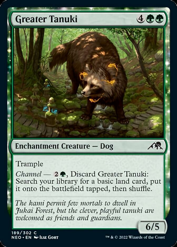 Greater Tanuki [Kamigawa: Neon Dynasty] Foil