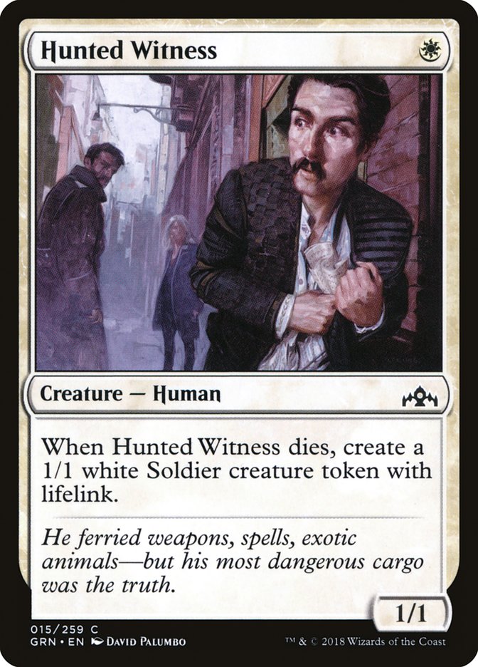 Hunted Witness [Guilds of Ravnica] Foil