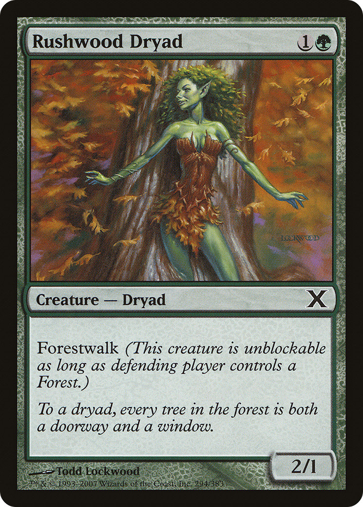 Rushwood Dryad  [Tenth Edition]