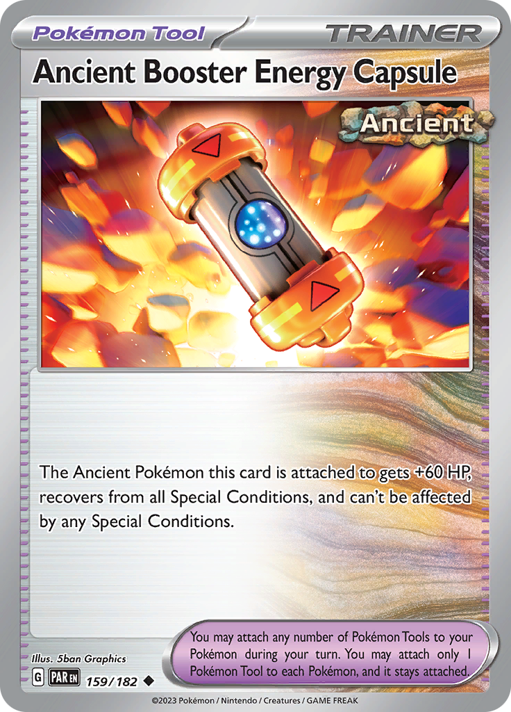 Ancient Booster Energy Capsule (159/182) [Scarlet & Violet: Paradox Rift] Reverse Holofoil