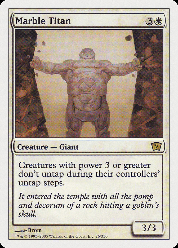 Marble Titan [Ninth Edition] Foil
