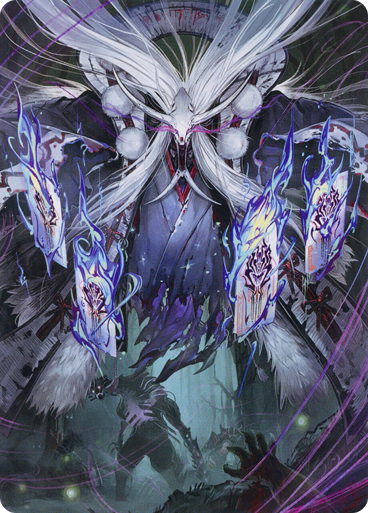 Horobi, Death's Wail // Horobi, Death's Wail  [March of the Machine Art Series] (Borderless) Foil