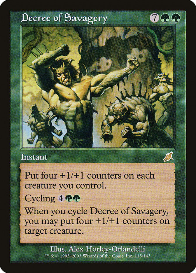 Decree of Savagery [Scourge] Foil