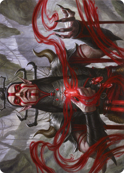 Malakir Blood-Priest // Malakir Blood-Priest  [Zendikar Rising Art Series] (Borderless) Foil