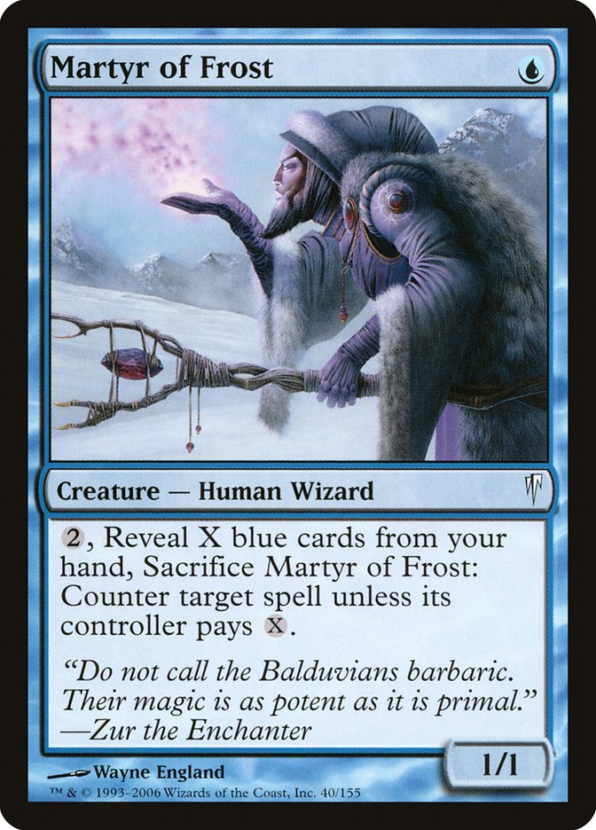 Martyr of Frost [Coldsnap] Foil