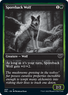 Sporeback Wolf [Innistrad: Double Feature] Foil