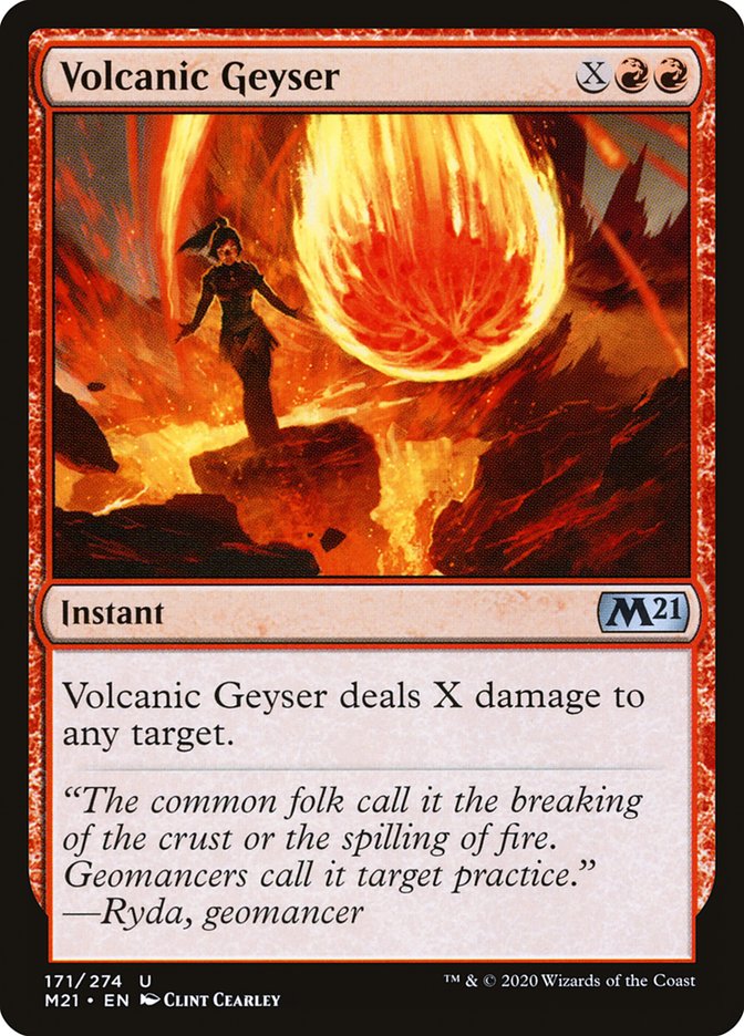 Volcanic Geyser [Core Set 2021] Foil