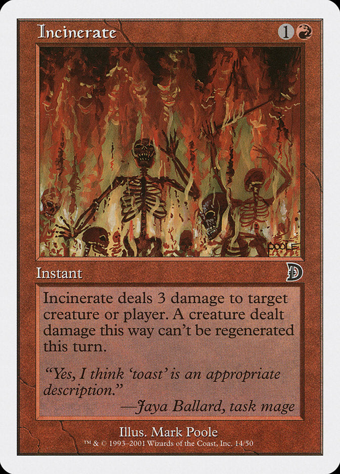Incinerate [Deckmasters] Foil