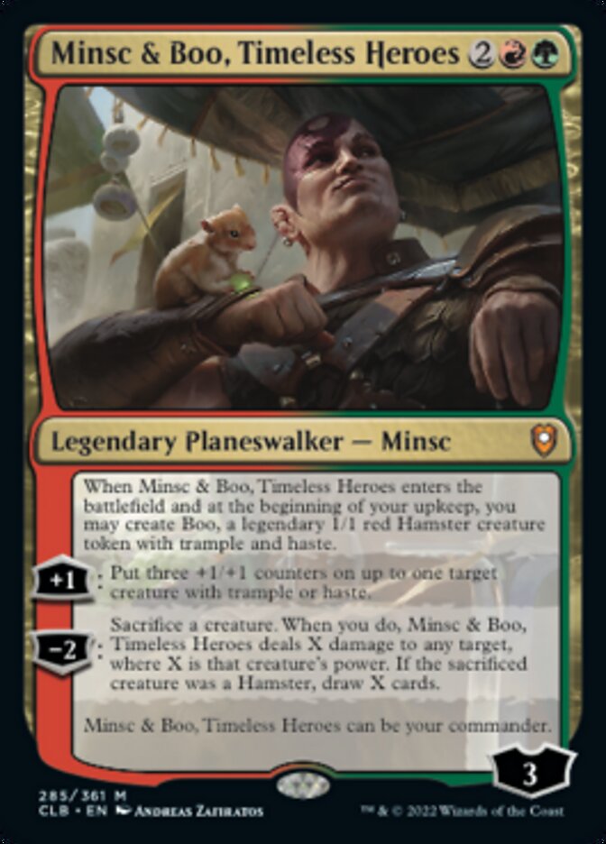 Minsc & Boo, Timeless Heroes [Commander Legends: Battle for Baldur's Gate] Foil