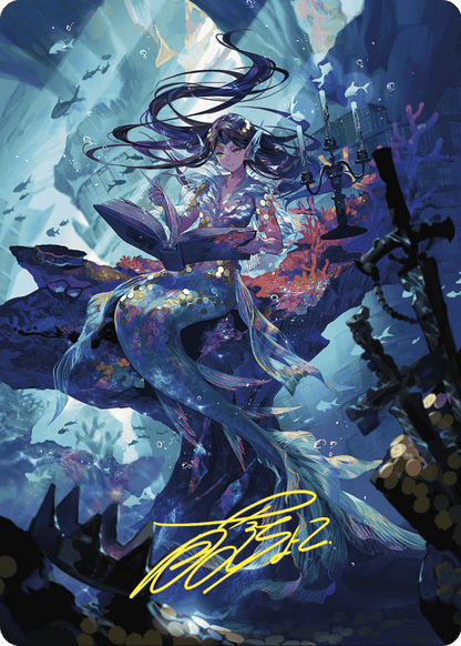 Rhystic Study // Rhystic Study  [Wilds of Eldraine Art Series] (Borderless)