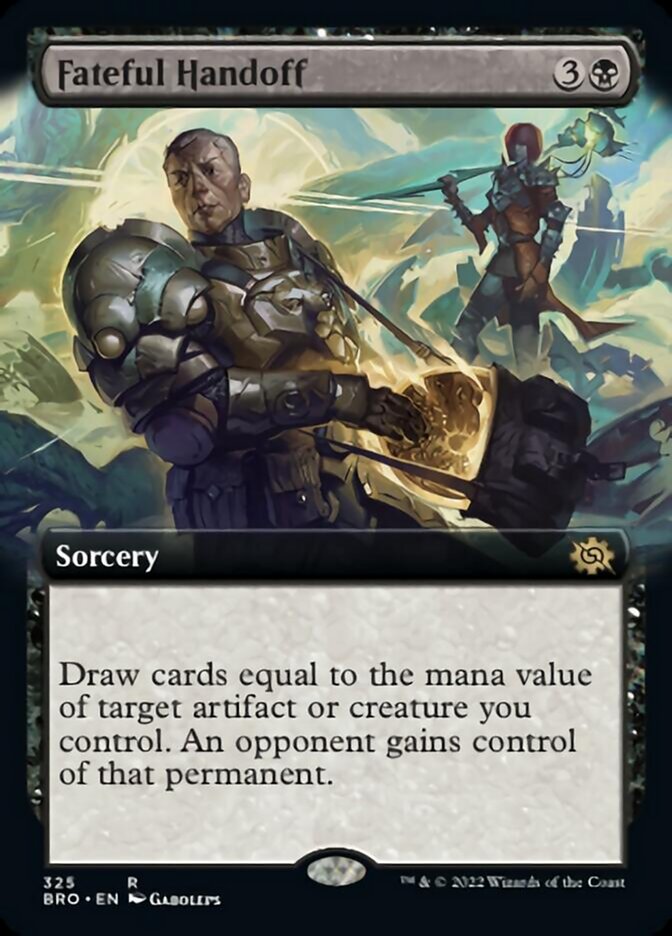 Fateful Handoff (Extended Art) [The Brothers' War] Foil