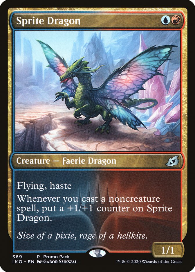 Sprite Dragon (Promo Pack) [Ikoria: Lair of Behemoths Promos] Foil