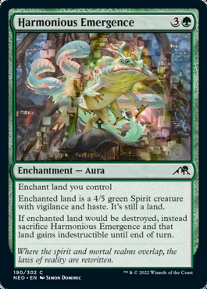 Harmonious Emergence [Kamigawa: Neon Dynasty] Foil