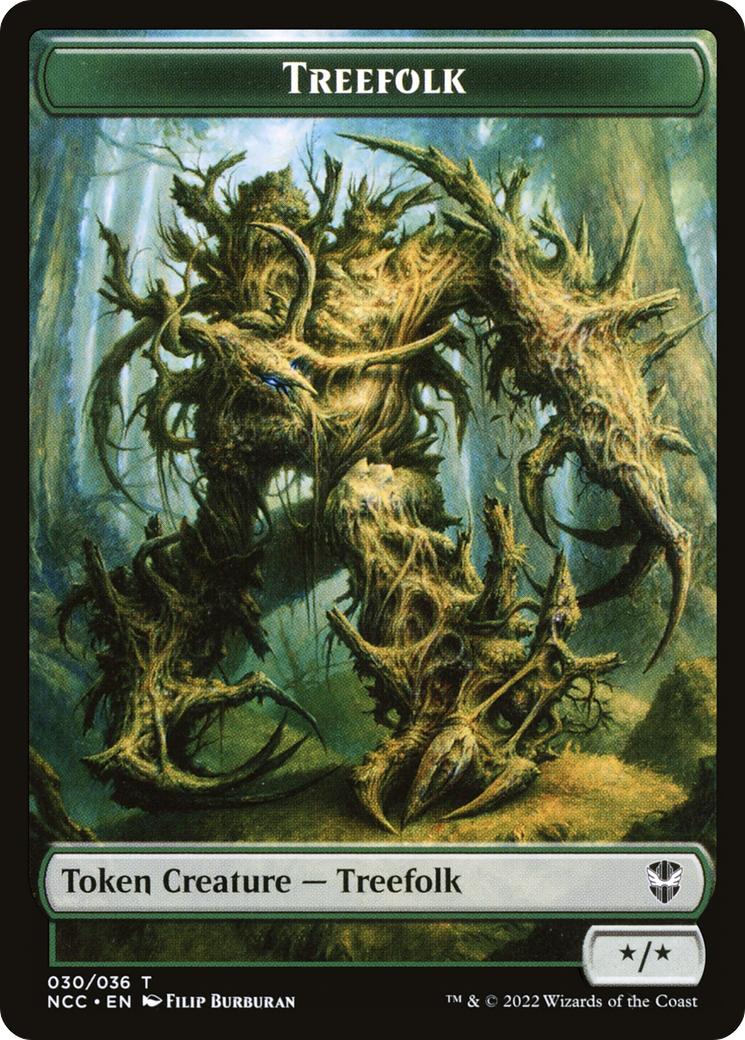 Treefolk  [New Capenna Commander Tokens] Foil