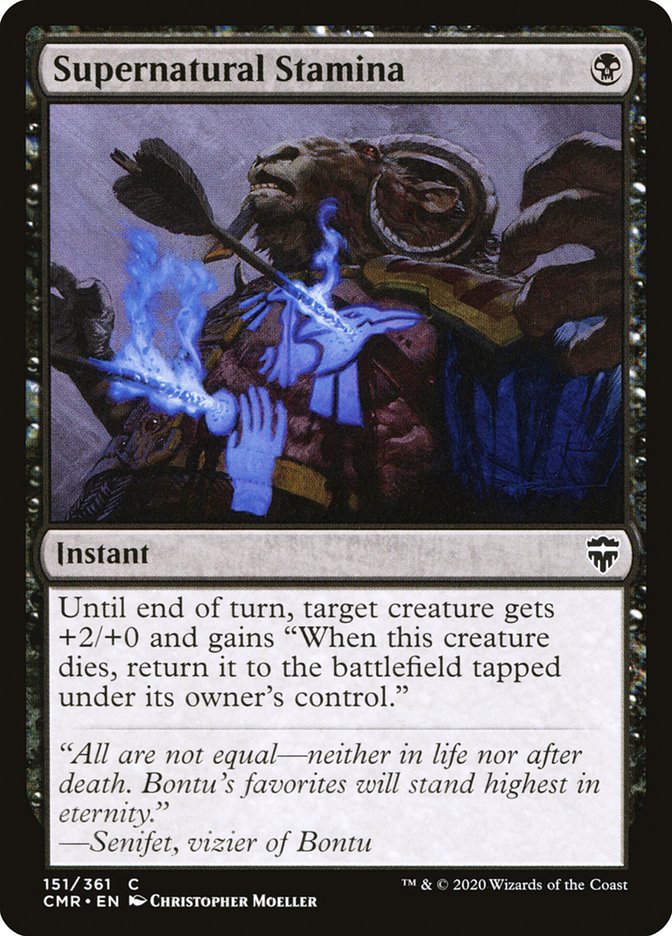 Supernatural Stamina [Commander Legends] Foil
