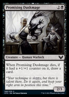 Promising Duskmage [Strixhaven: School of Mages] Foil