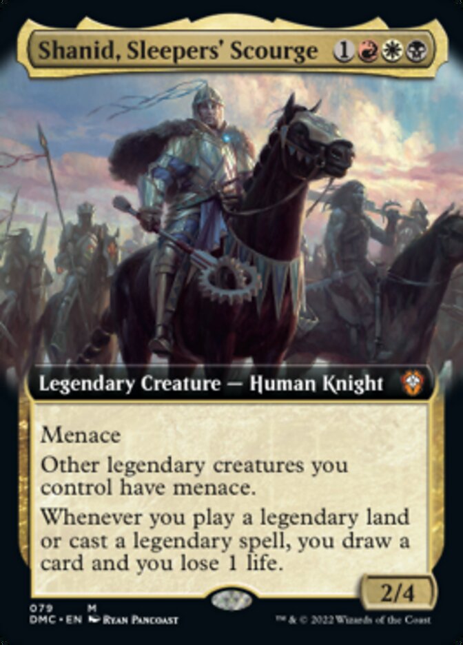 Shanid, Sleepers' Scourge (Extended Art) [Dominaria United Commander] Foil
