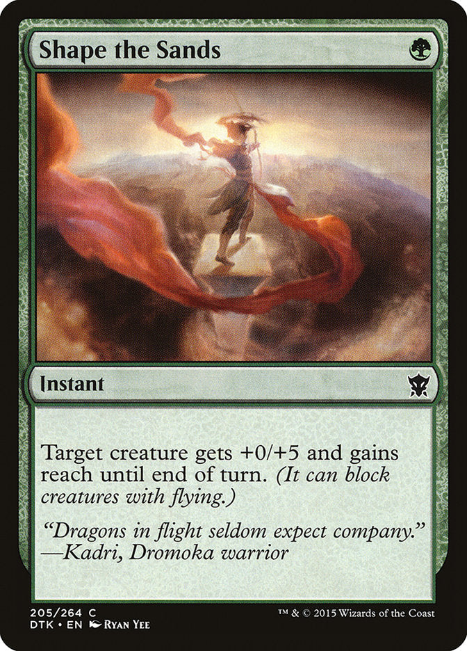 Shape the Sands [Dragons of Tarkir] Foil