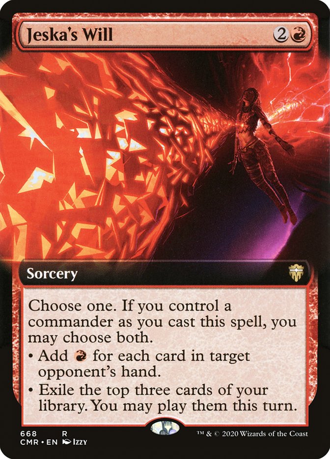 Jeska's Will (Extended Art) [Commander Legends] Foil
