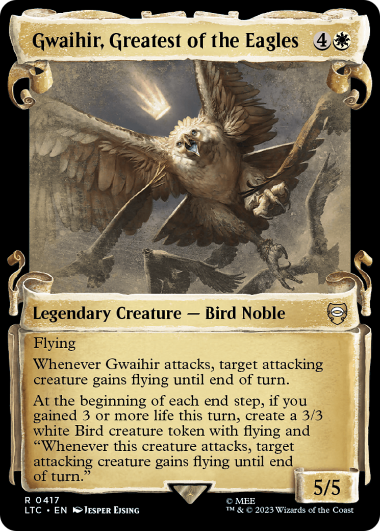Gwaihir, Greatest of the Eagles [The Lord of the Rings: Tales of Middle-Earth Commander Showcase Scrolls] Foil